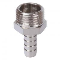 Штуцер никелированный Stout НР 1/2"x25