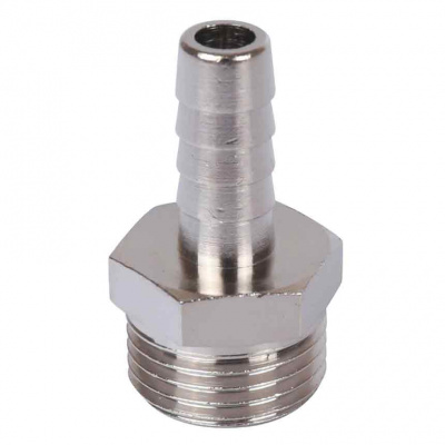 Штуцер никелированный Stout НР 1/2"x25
